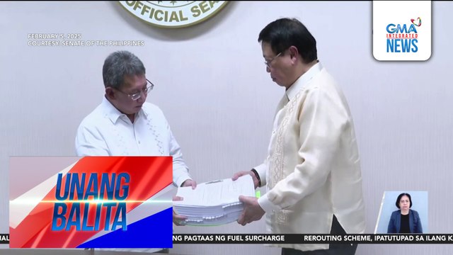 Senate minority, iginiit na dapat simulan na agad ang impeachment trial ni VP Sara Duterte | Unang Balita