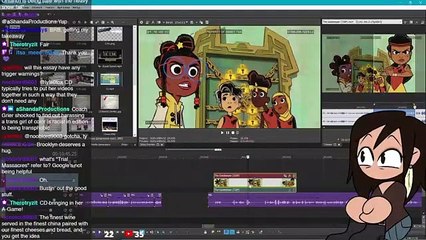 (2:15:25) Work Stream (Moon Girl Video) 2:3