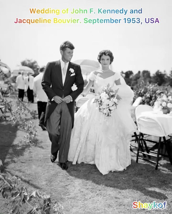Wedding of John F. Kennedy and Jacqueline Bouvier September 1953, USA