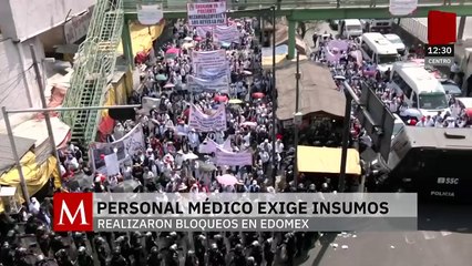 ¿Por qué se manifestaron trabajadores del sector salud de CdMx y Edomex, y a qué acuerdos llegaron?