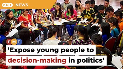 Expose young people to decision-making in politics, says youth advocate