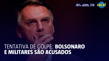 Bolsonaro e militares são denunciados pela PGR