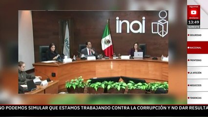 INAI remueve funcionarios por presunta extorsión a la FMF