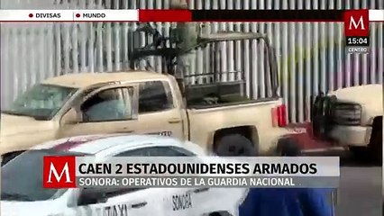 Detienen a 3 personas con armas en Sonora; dos de ellas eran estadounidenses