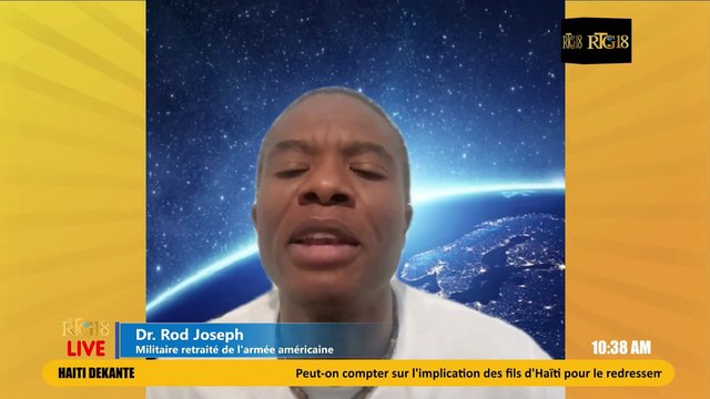 Rod Joseph ankouraje ayisyen yo travay pou konstwi peyi yo reve a.