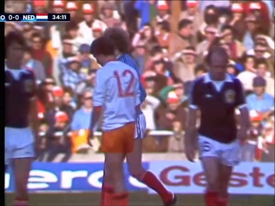 World Cup 1978  Netherlands vs Scotland (Group 4) English commentary