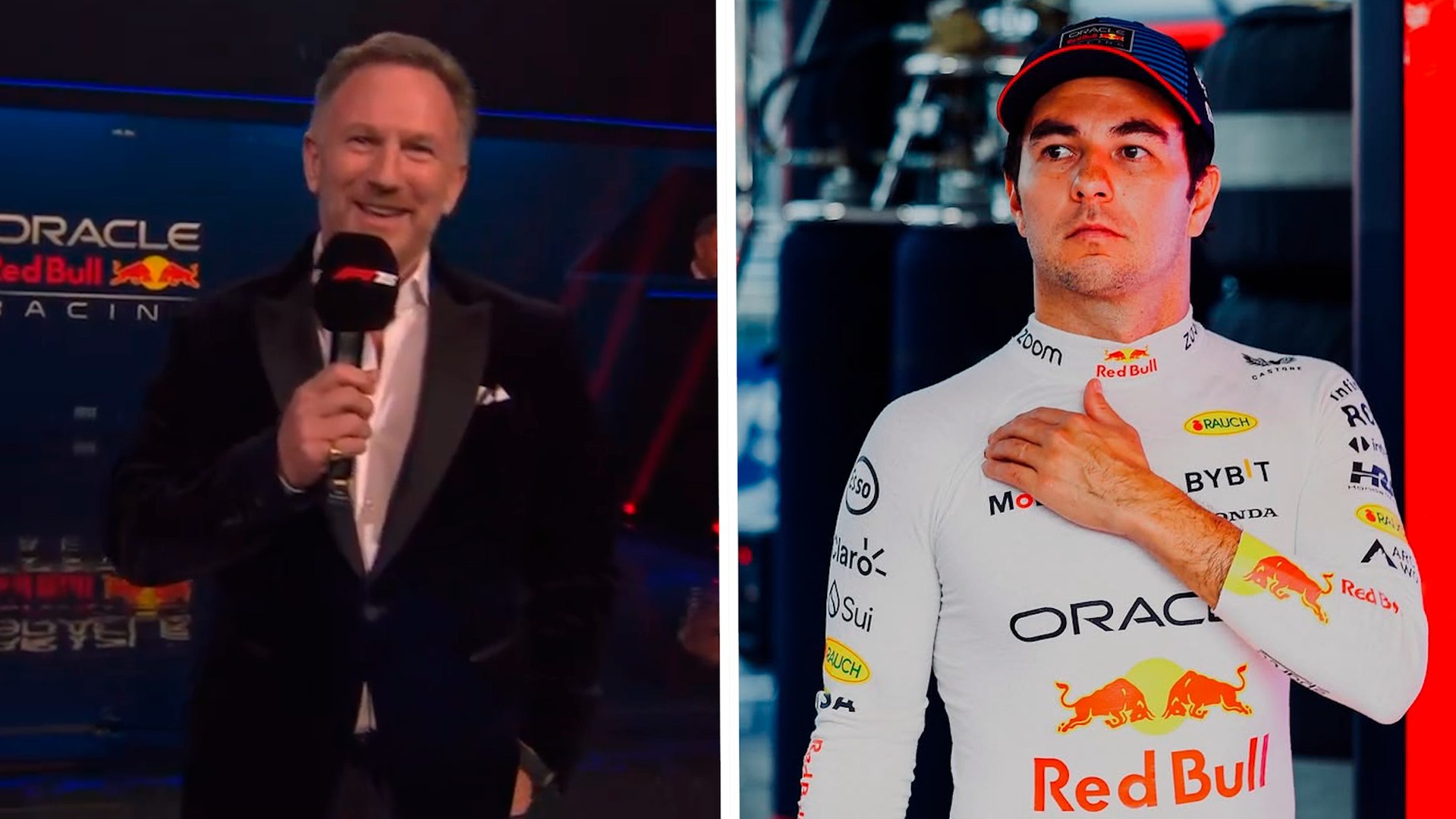 Fans de Checo Prez no lo perdonan; Christian Horner es abucheado en la presentacin del RB21