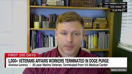 Veteran speaks out after job at VA terminated in DOGE purge