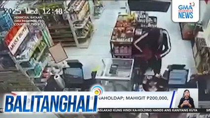 Convenience store, naholdap; mahigit P200,000, natangay | Balitanghali