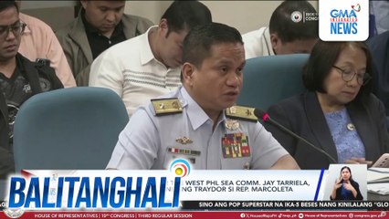 PCG spokesperson for the West PHL Sea Comm. Jay Tarriela, itinangging tinawag niyang traydor si Rep. Marcoleta | Balitanghali