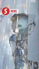 Massive sinkhole prompts evacuations in English village