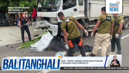 Mag-asawa at 3 nilang anak, patay nang makasalpukan ng truck ang sinasakyan nilang motorsiklo | Balitanghali