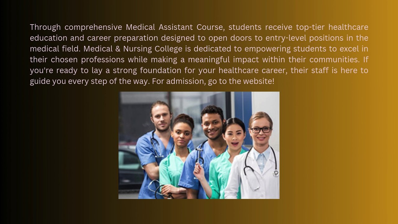 Medical Assistant Course