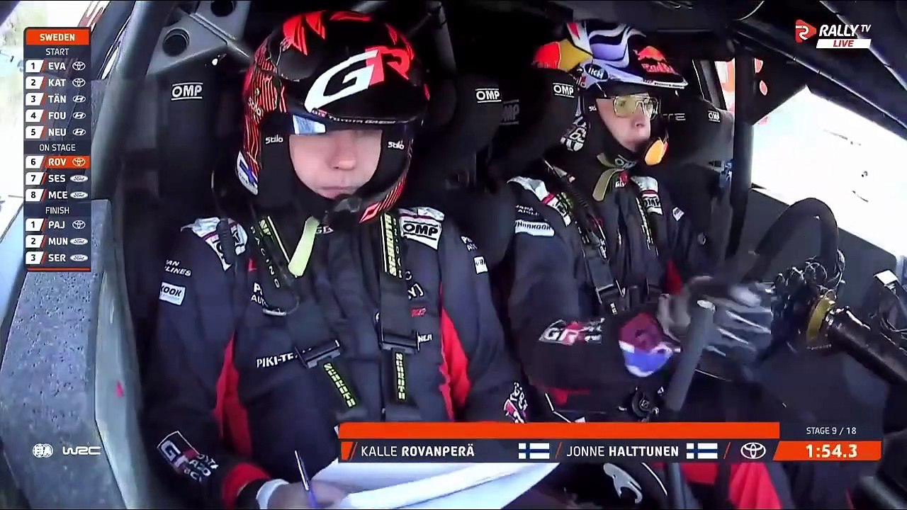 WRC 2025. Round 2. Sweden Day 3 SS9