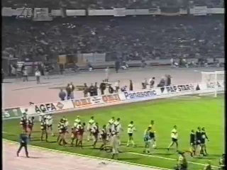 FIFA World Cup 1990 Qualifier Germany FR v Wales 15 NOV 1989 full broadcast 1/2