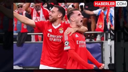 Kerem ve Orkun attı, Benfica Şampiyonlar Ligi'nde son 16'ya kaldı