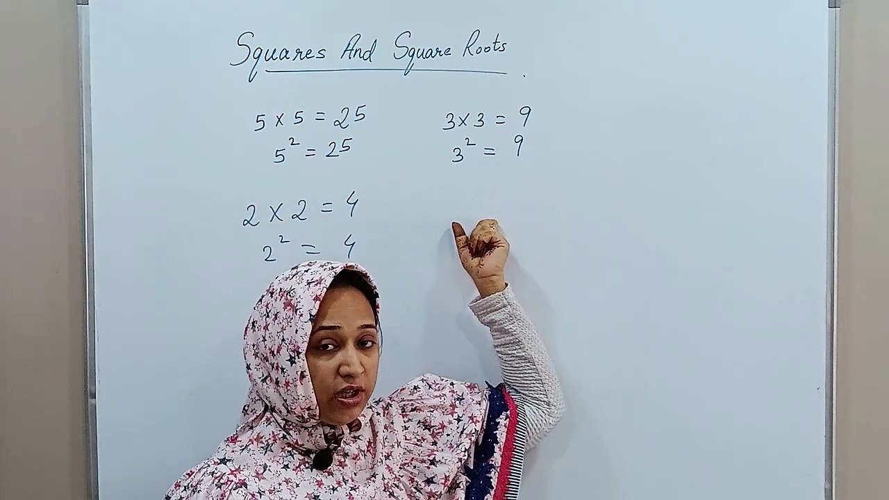 Introduction to Squares And Square Roots (PART 1)  - Maths