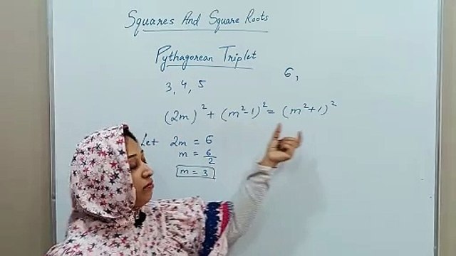 Pythagorean Triplet - Squares And Square Roots (PART 8) - Maths