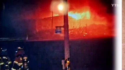 경기도 평택 양계장에 불...닭 3만여 마리 폐사 / YTN