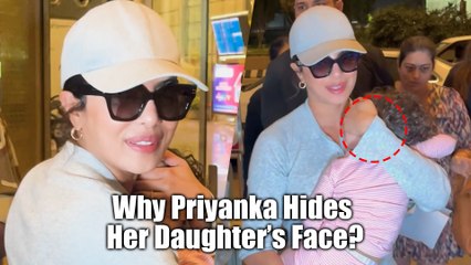 Why Does Priyanka Chopra Jonas Hide Daughter Malti Marie's Face? | Actress Returns From India