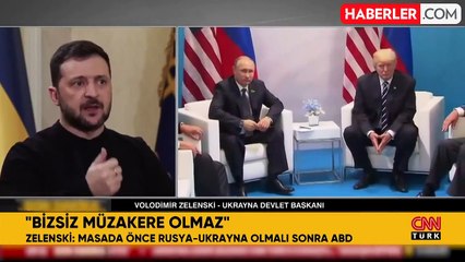 Zelenski: Masada önce Rusya-Ukrayna olmalı sonra ABD