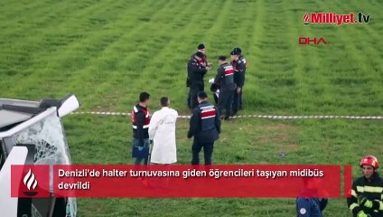 Öğrencileri taşıyan servis midibüsü devrildi: Eski hakemlerin kızı yaşamını yitirdi