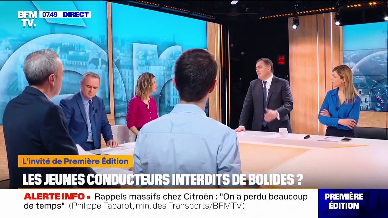 Proposition d'interdiction des voitures surpuissantes aux jeunes conducteurs: "Je ne me satisfais pas que 3.100 personnes meurent encore sur nos routes", affirme le ministre des Transports