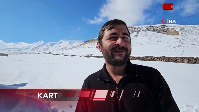 Bitlis'te Kışkılı köyü görenleri hayran bıraktı