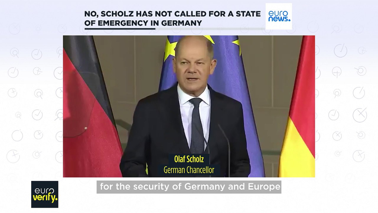 Fact check: Scholz did not call for German state of emergency over Russia-US peace talks
