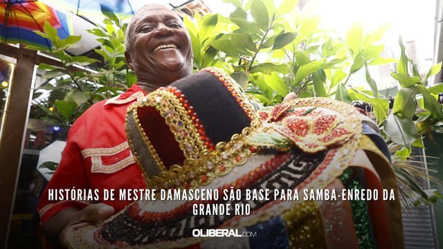 Histórias de Mestre Damasceno são base para samba-enredo da Grande Rio Descrição: O compositor é um dos cinco profissionais que assinam a composição da agremiação em 2025. Reportagem: Bruna Dias Imagens: Cristino Martins