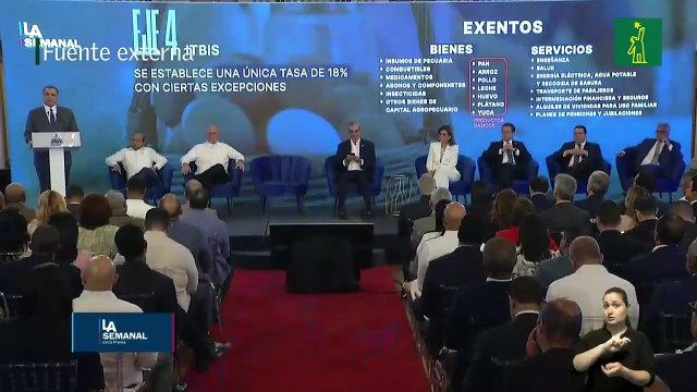 Mantendrán exención a alimentos esenciales, pero se aplicará Itbis a los de lujo.mp4