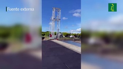 Así va el montaje del concierto de Anthony Santos en el Faro a Colón