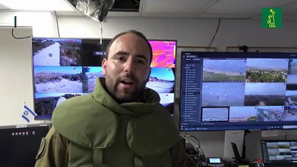 Calles vacías y destrucción en Metula la punta norte de Israel convertida en zona militar.mp4