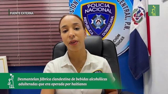 Desmantelan fábrica clandestina de bebidas alcohólicas adulteradas que era operada por haitianos