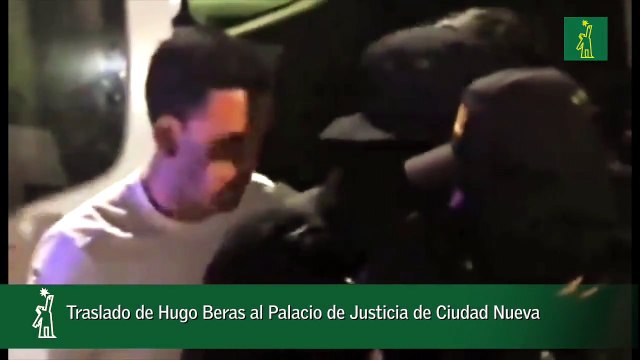Traslado de Hugo Beras al Palacio de Justicia de Ciudad Nueva