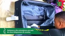 Detienen a dos extranjeras con más de cinco kilogramos de cocaína