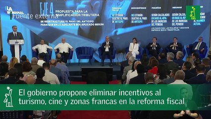 El gobierno propone eliminar incentivos al turismo, cine y zonas francas en la reforma fiscal.mp4