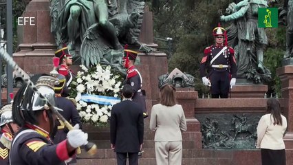 Bukele y Milei refuerzan su alianza en una visita oficial marcada por la afinidad ideológica.mp4