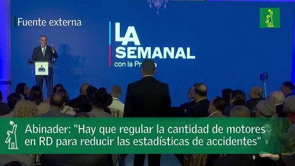 Abinader Hay que regular la cantidad de motores en RD para reducir las estadísticas de accidentes.mp4