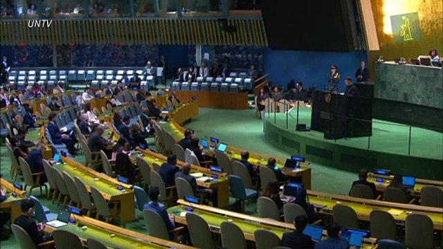 Zelenski acusa a Rusia en la ONU y dice que jamás aceptará una paz impuesta