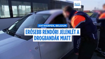 Több rendőr veszi fel a küzdelmet Belgiumban a drogbandákkal