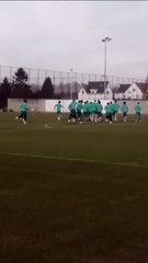 Entraînement Anderlecht avant Fenerbahçe