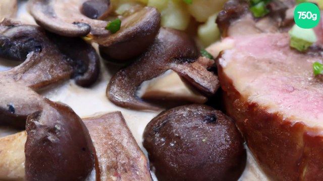 Pintade fermière aux cèpes