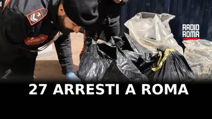 Droga dall’Albania, 27 arresti a Roma