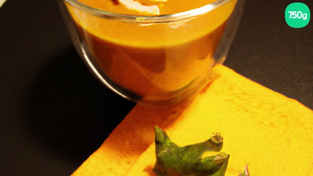 Mousse de potiron au gingembre