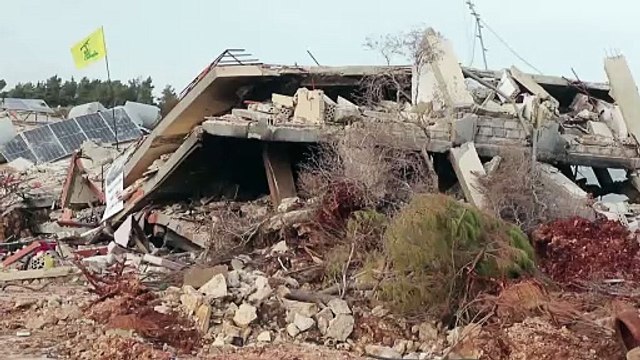 دمار في بلدة كفركلا جنوب لبنان بعد انسحاب إسرائيل