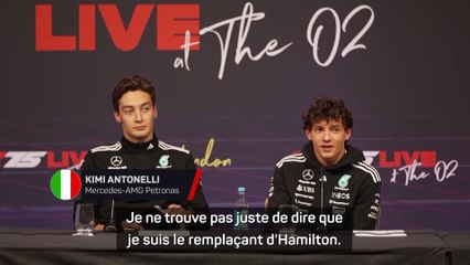 Mercedes - Antonelli : “Je ne suis pas le remplaçant d’Hamilton, je veux créer ma propre histoire”
