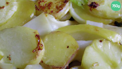 Poireaux façon tartiflette