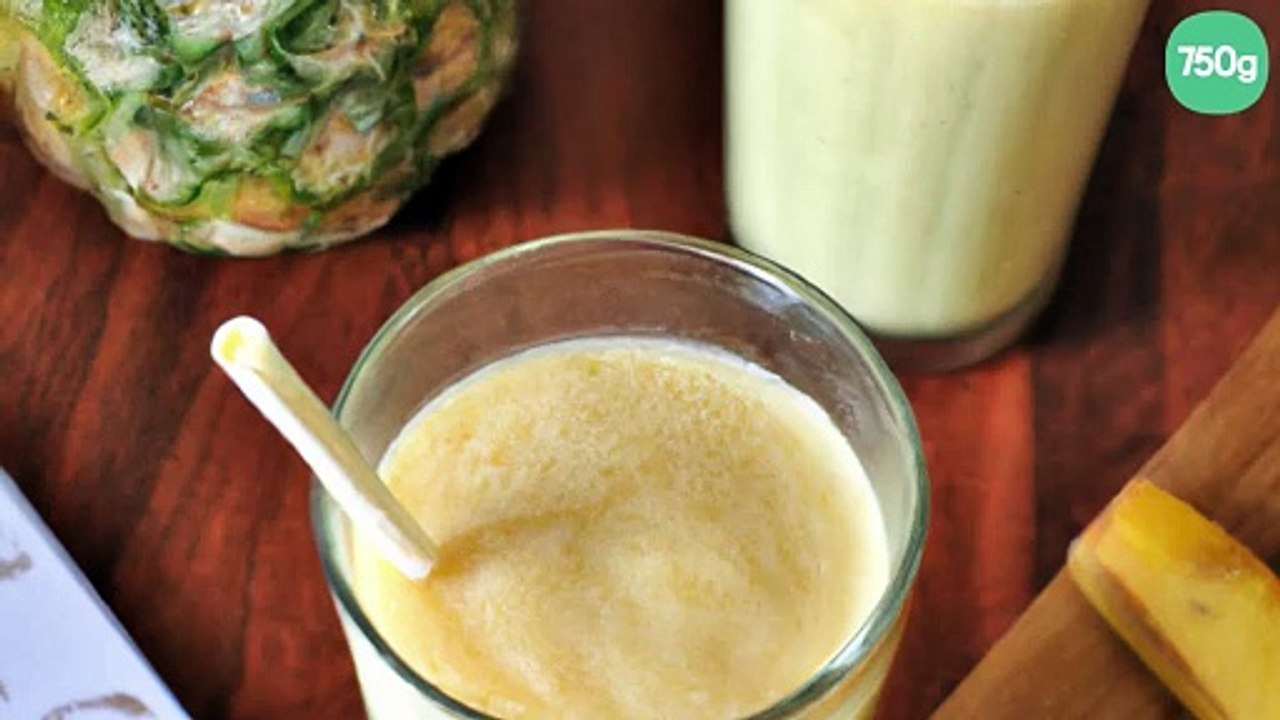 Smoothie poire ananas