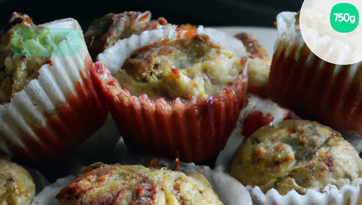Muffins aux tomates séchées et fromage de chèvre